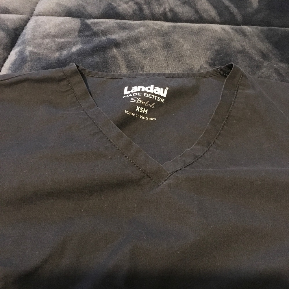 Gray Scrub Top - Picture 2 of 2